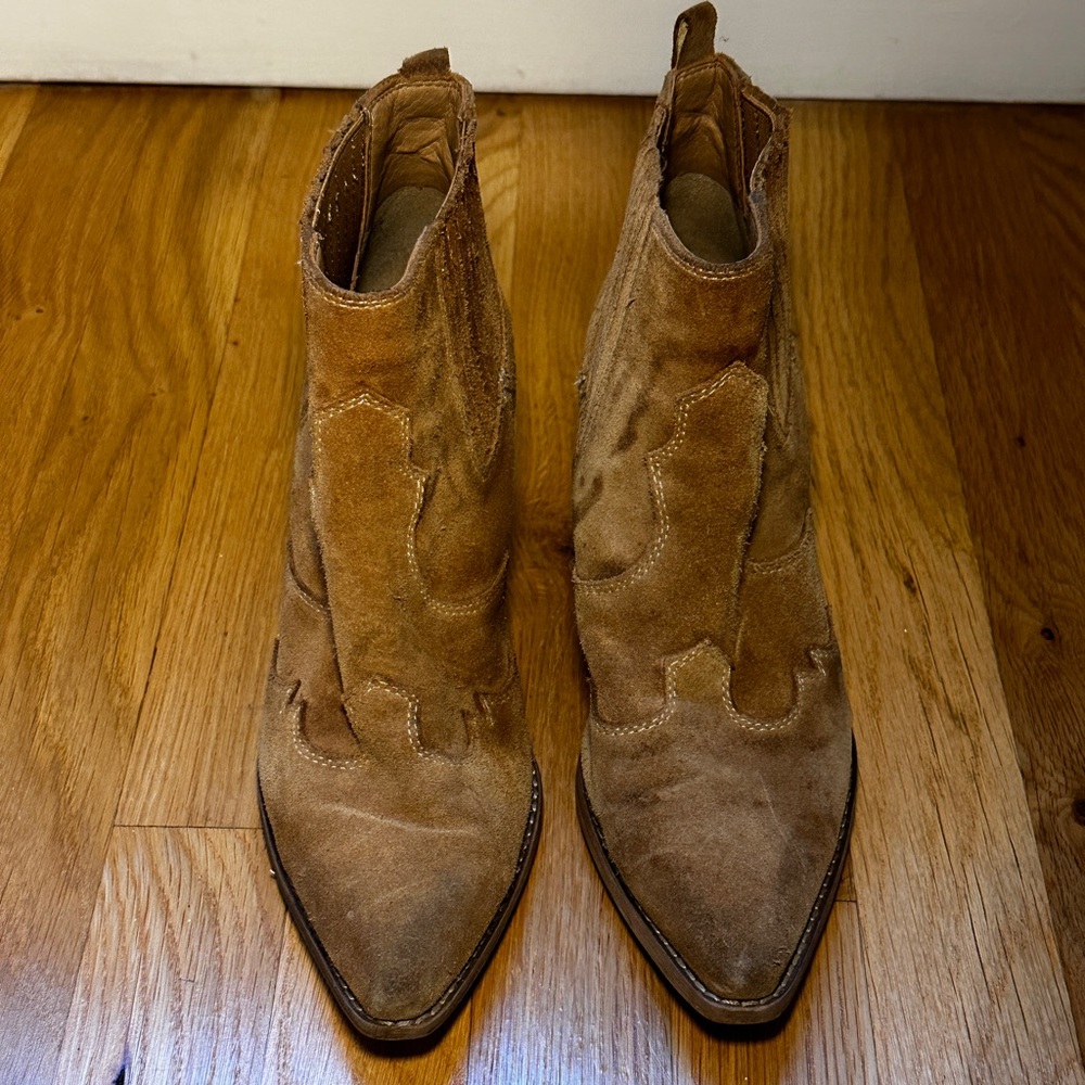 Sam Edelman western ankle boots